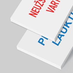 Informacinės lentelės iš PVC plastiko